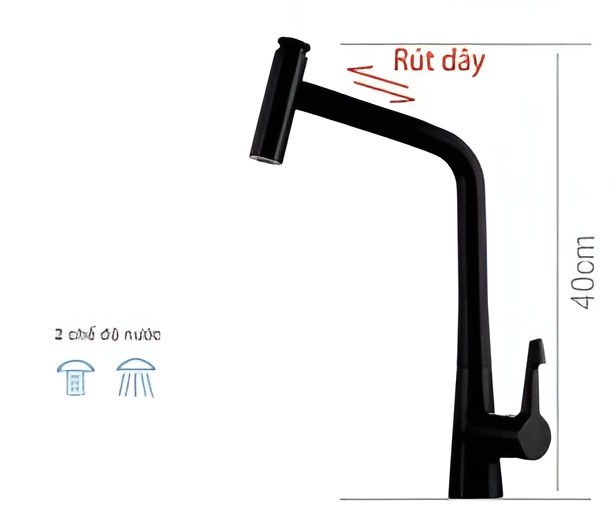 Vòi Rửa Bát Nóng Lạnh B-Gem BG-A02