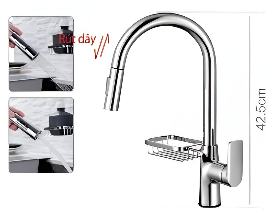 Vòi Rửa Bát Nóng Lạnh B-Gem BG-V01