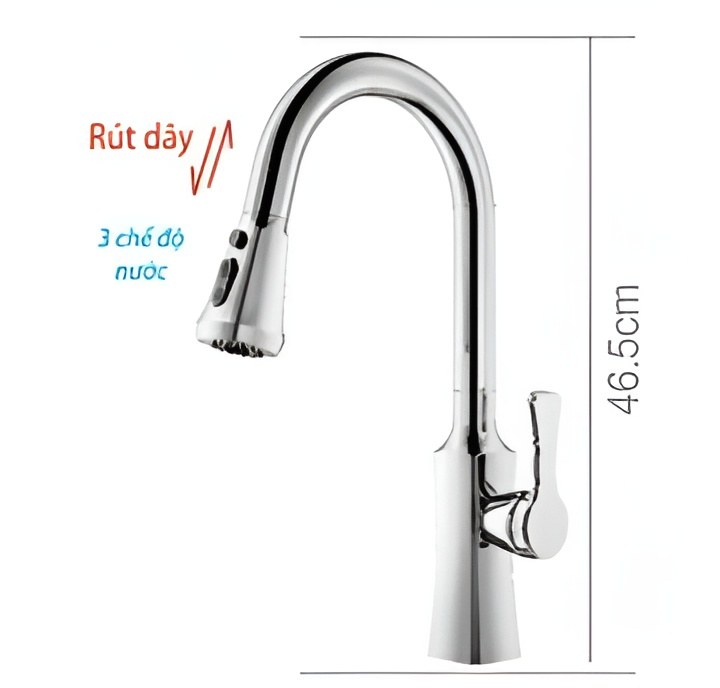 Vòi Rửa Bát Nóng Lạnh B-Gem BG-V02K