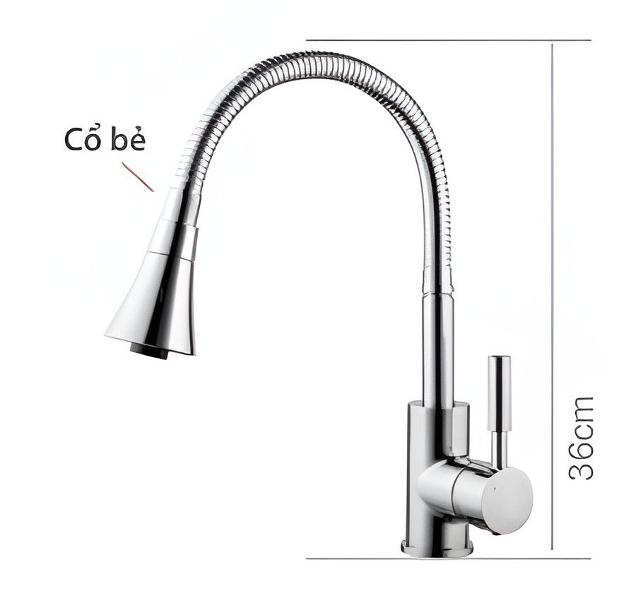 Vòi Rửa Bát Nóng Lạnh B-Gem BG-V08