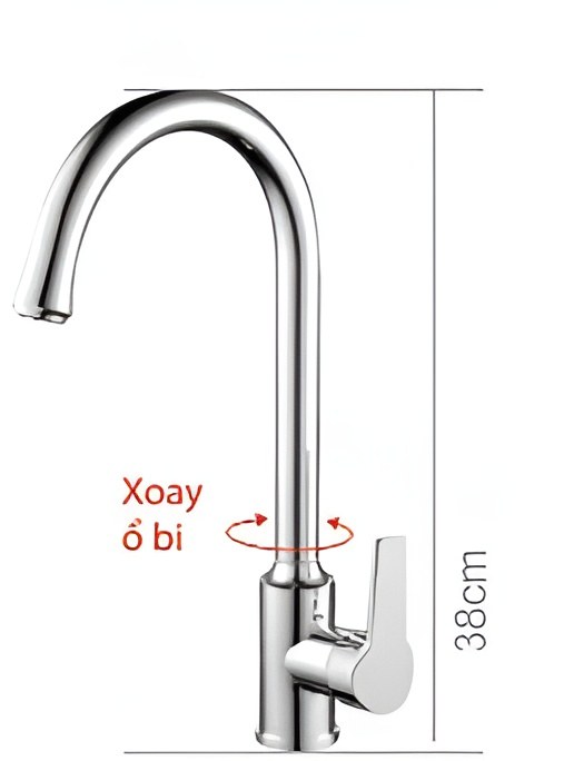 Vòi Rửa Bát Nóng Lạnh B-Gem BG-V11