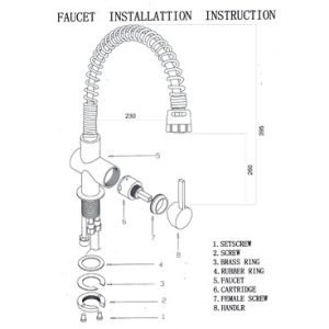 Ảnh công trình thực tế Vòi Rửa Cata FT 37