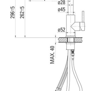 Ảnh công trình thực tế Vòi Rửa Cata XSA