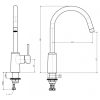 Vòi Rửa Chén American Standard WF-0908 Nóng Lạnh - ảnh 2