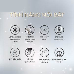 Ảnh công trình thực tế Vòi Rửa Chén Nóng Lạnh BASIC BK-64062