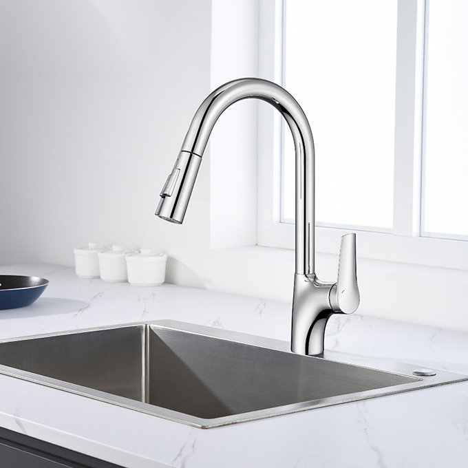 Vòi Rửa Chén Nóng Lạnh BASIC BK-68309
