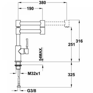 Ảnh công trình thực tế Vòi Rửa Teka INX 983