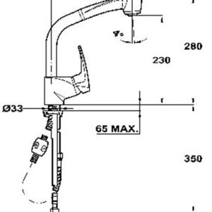 Ảnh công trình thực tế Vòi Rửa Teka MB2 Pull Out (high)