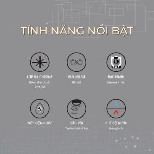 Ảnh công trình thực tế Vòi Sen Tắm Nóng Lạnh BASIC BW-84324