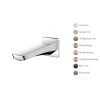 Vòi xả bồn âm tường TOTO TBG07001B dòng GE