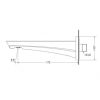 Vòi xả bồn âm tường TOTO TBG07001B dòng GE - ảnh 3