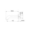 Vòi xả bồn âm tường TOTO TBG11001B dòng GF - ảnh 4