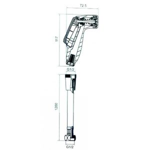 Ảnh công trình thực tế Vòi Xịt Toilet American Standard FFAS8686