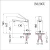 Bản vẽ kỹ thuật B820CU