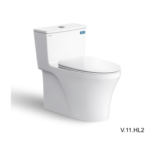 Bàn cầu một khối HL2 + Xịt VG826 + VG853