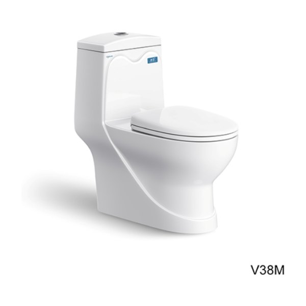 Bàn cầu một khối V38M + Vòi xịt VG826