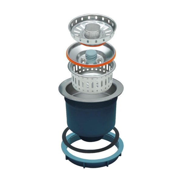 Bát rác 4 lớp Inox 304 KLUGER KS-502DN113