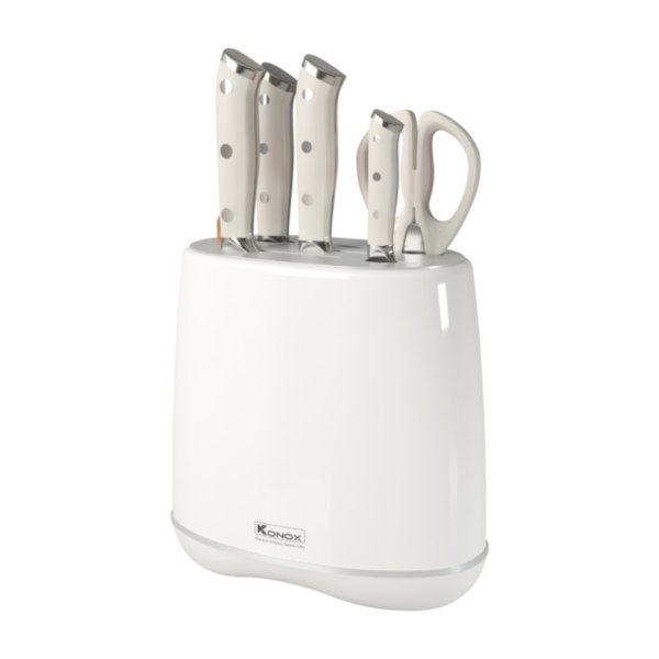 Bộ dao làm bếp 5 món cao cấp Konox Haper Grey