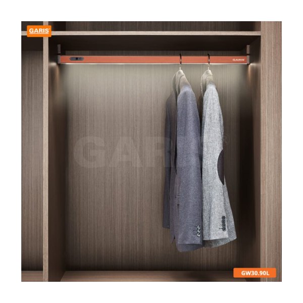 Bộ Giá Treo Quần Áo Cố Định GARIS GW30.90L Có Đèn Leb