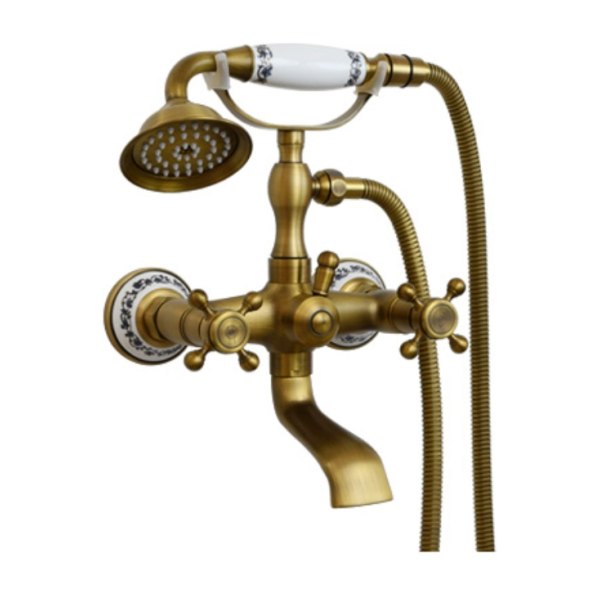 Bộ sen tắm nóng lạnh bằng đồng Kanly GCS03