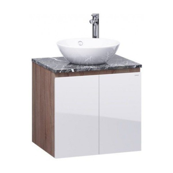Bộ Tủ Cabinet CAESAR L5215/EH46002AWV Kèm Lavabo Màu Gỗ