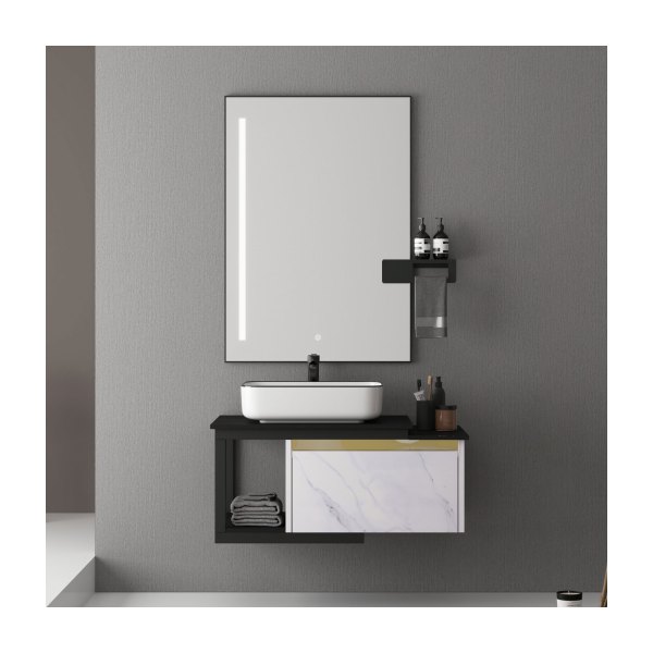 Bộ Tủ Chậu MOWOEN MW6801S-100W Trắng 1000mm