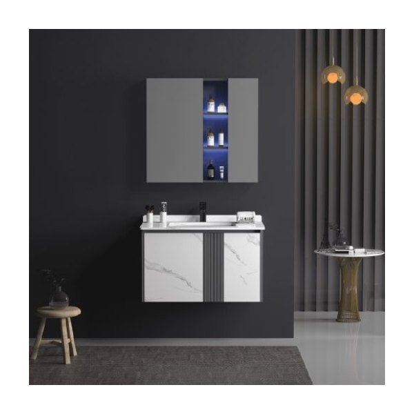 Bộ Tủ Chậu Phòng Tắm MOWOEN MW6637-80 800mm