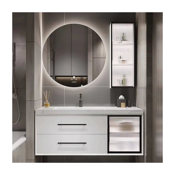 Bộ Tủ Chậu Phòng Tắm MOWOEN MW6655W-80 800mm