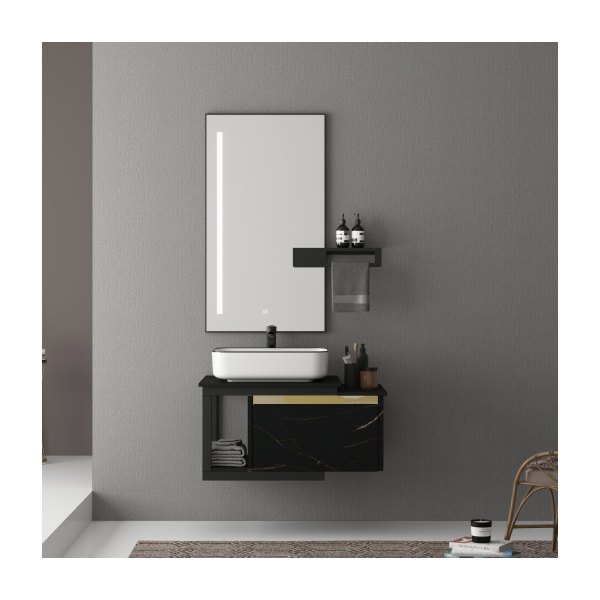 Bộ Tủ Chậu Phòng Tắm MOWOEN MW6801S-80B 800mm