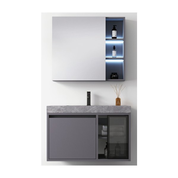 Bộ Tủ Chậu Phòng Tắm MOWOEN MW6803S-80 800mm