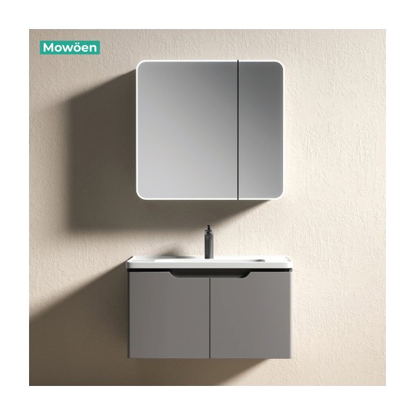 Bộ Tủ Lavabo Nhựa PVC MOWOEN MW2706-80 Treo Tường 800mm