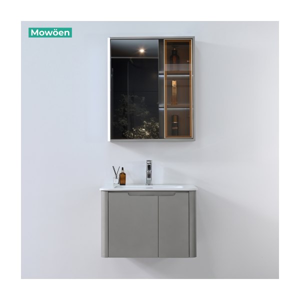 Bộ Tủ Lavabo Nhựa PVC MOWOEN MW2710-60 Treo Tường 600mm