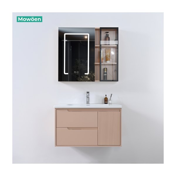 Bộ Tủ Lavabo Nhựa PVC MOWOEN MW2820-80 Treo Tường 800mm