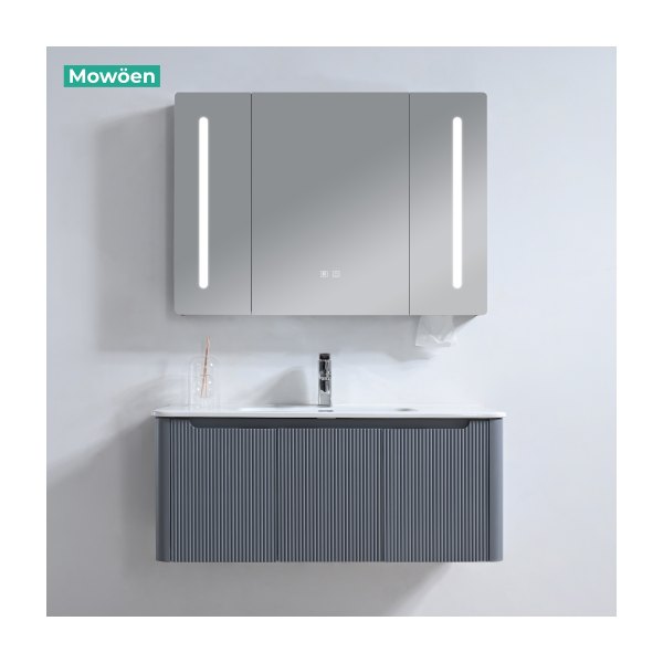 Bộ Tủ Lavabo Nhựa PVC MOWOEN MW2828-100 Treo Tường 1000mm