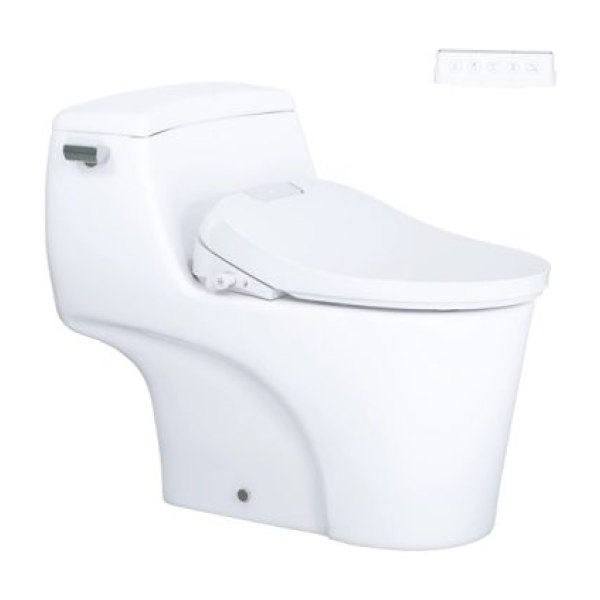 Bồn cầu 1 khối nắp điện tử Caesar C1353F/TAF610H