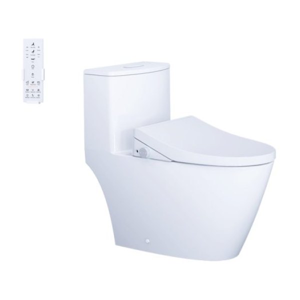 Bồn cầu 1 khối nắp điện tử Caesar C1363F/TAF512H