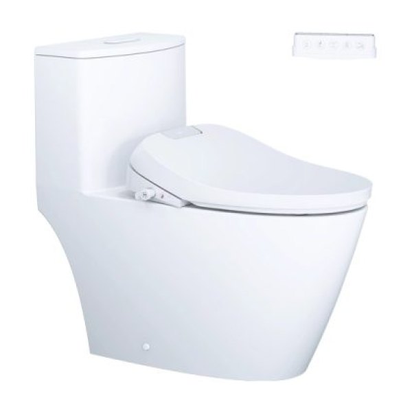 Bồn cầu 1 khối nắp điện tử Caesar C1363F/TAF610H