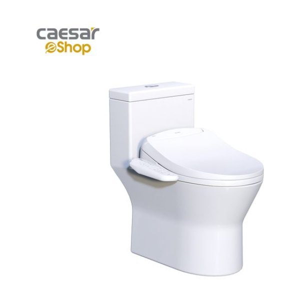 Bồn cầu 1 khối nắp điện tử Caesar C1374F/TAF400H