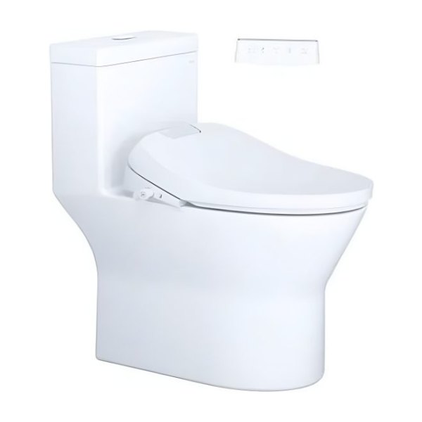 Bồn cầu 1 khối nắp điện tử Caesar C1374F/TAF610H