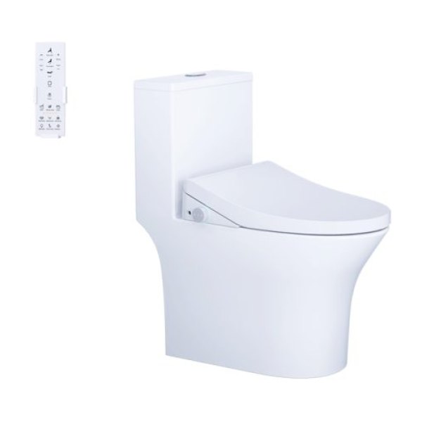 Bồn cầu 1 khối nắp điện tử Caesar C1391F/TAF512H
