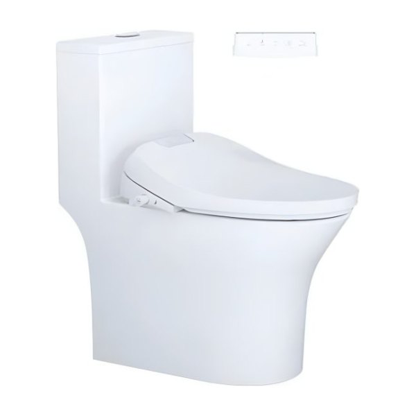 Bồn cầu 1 khối nắp điện tử Caesar C1391F/TAF610H