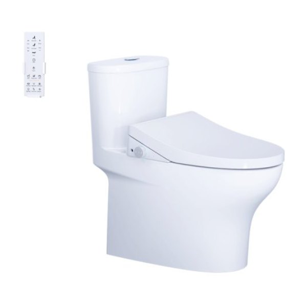Bồn cầu 1 khối nắp điện tử Caesar C1394F/TAF512H