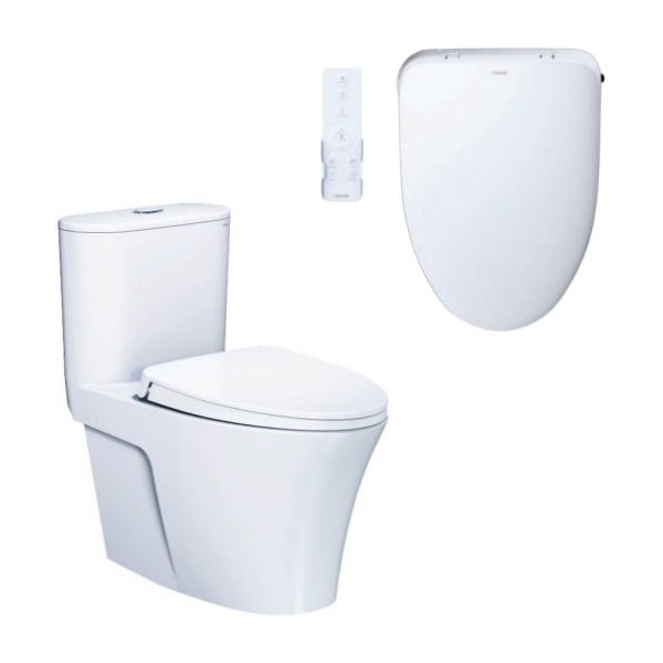 Bồn cầu 1 khối nắp điện tử Caesar C1395F/TAF710H