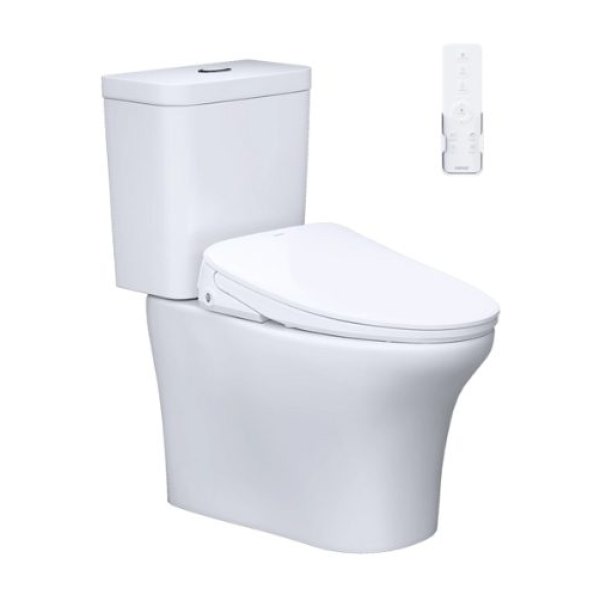 Bồn cầu 2 khối nắp điện tử Caesar CD1341/TAF710H