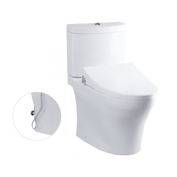 Bồn Cầu 2 Khối TOTO CS769DRE4#XW Nắp Rửa Cơ TCW1211A