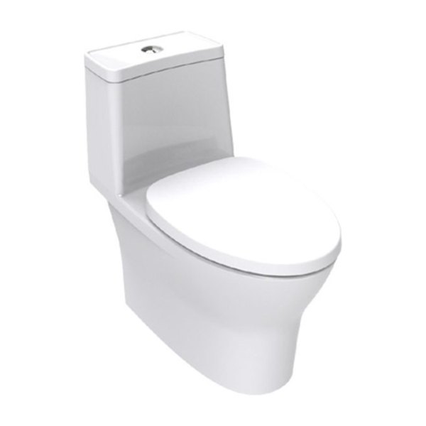 Bồn Cầu AMERICAN STANDARD 2530-WT 1 Khối Nắp Êm