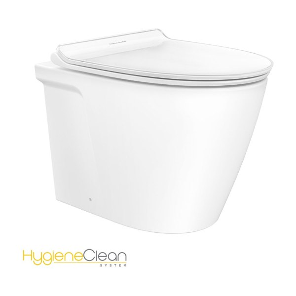 Bồn Cầu AMERICAN STANDARD 3229E-WT Đặt Sàn Thoát Sàn Nắp Êm Crytal WP-C119