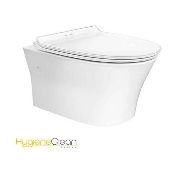 Bồn Cầu AMERICAN STANDARD WP-2140 Treo Tường Nắp Êm Crytal WP-C119