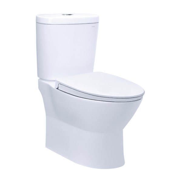Bồn Cầu CAESAR CD1320 2 Khối Nắp Êm