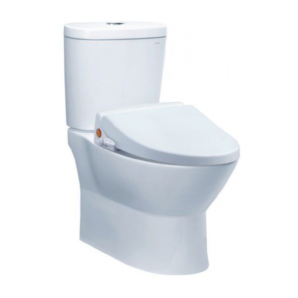 Bồn Cầu CAESAR CD1320/TAF050 2 Khối Nắp Rửa Cơ